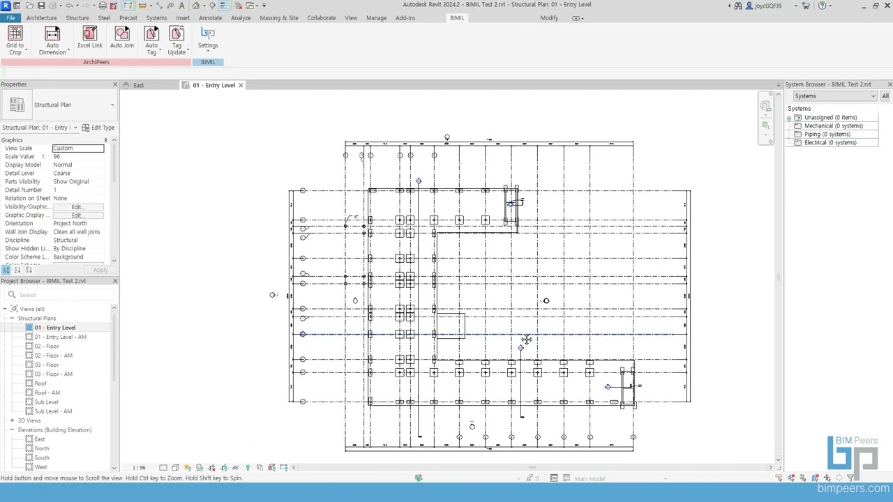 Revit Addin - Auto Dimension [BIMIL Free]