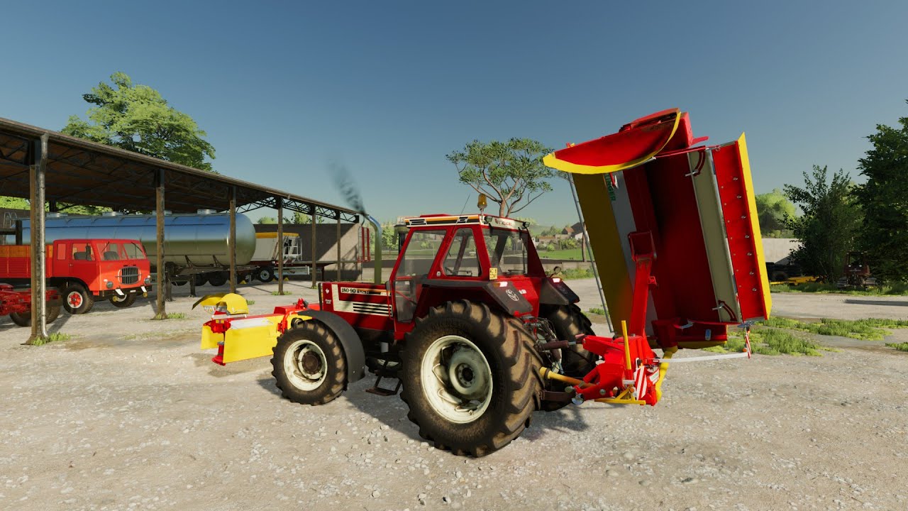 FS22 LAND OF ITALY | 27 | Preparazione mezzi (FIATAGRI 180-90 per fienagione)