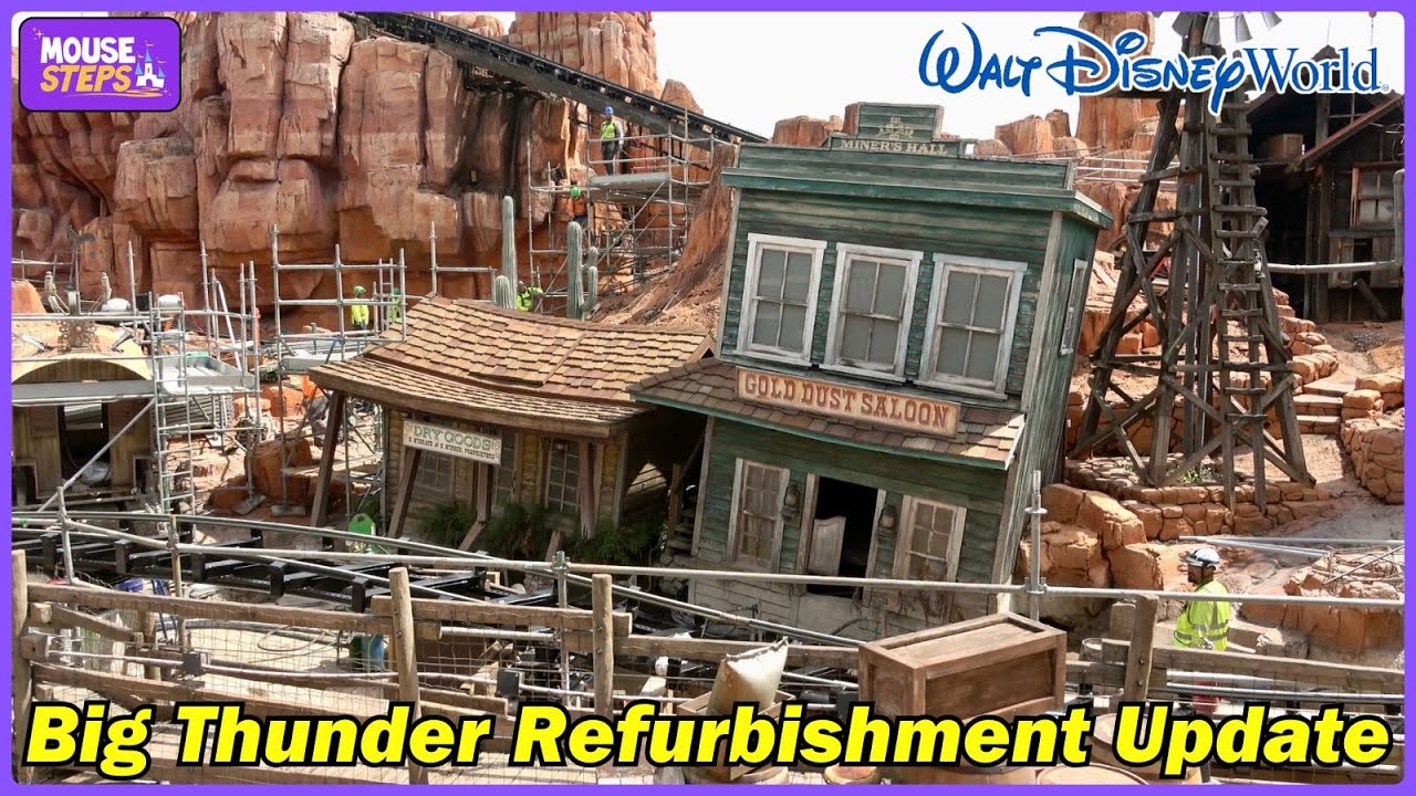 Big Thunder Mountain Railroad Refurbishment 3/25/2025 - Magic Kingdom - Walt Disney World