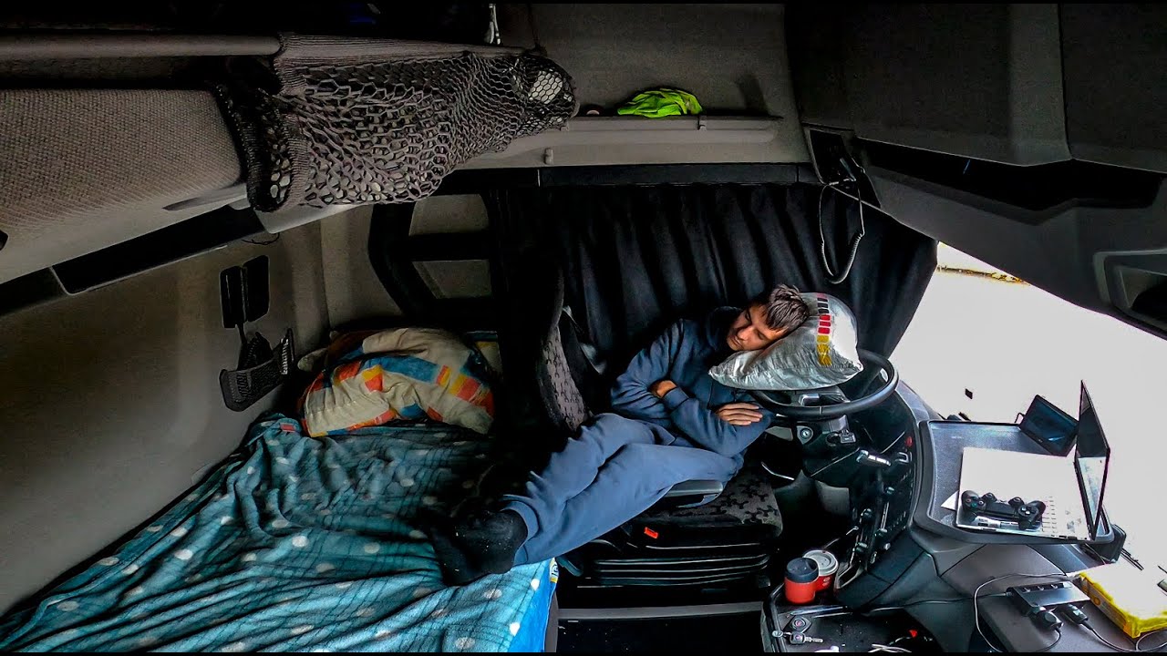 I LIVE ALONE HERE | POV TRUCK DRIVING