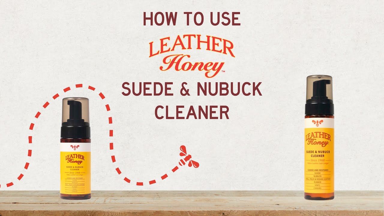 How to Use Leather Honey Suede & Nubuck Cleaner