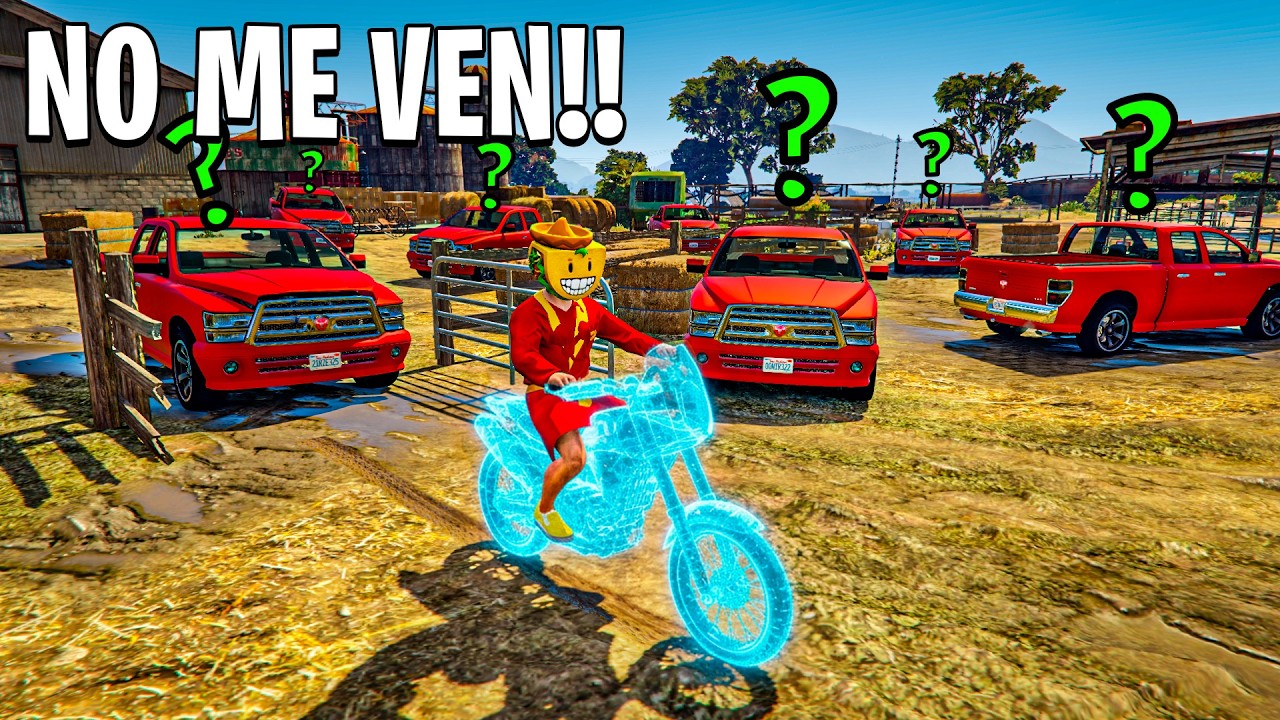Tengo que COMPORTARME como un NPC para GANAR!! ESCAPADA ÉPICA EN MOTO!! - GTA 5 ONLINE