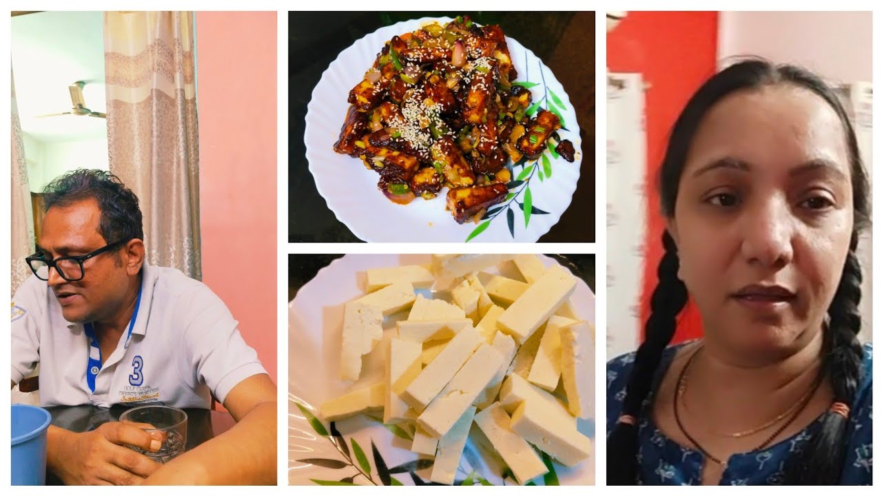 Schezwan  Paneer With Honey Glazey 😋 Yummy & Very Easy Recipe 🫕