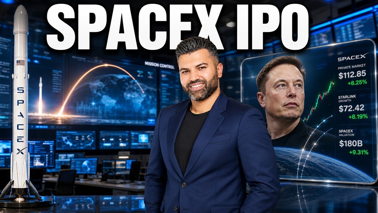 SpaceX IPO Explained 🚀| How to Profit From the Space Industry Before It Explodes (Best Space Stocks)