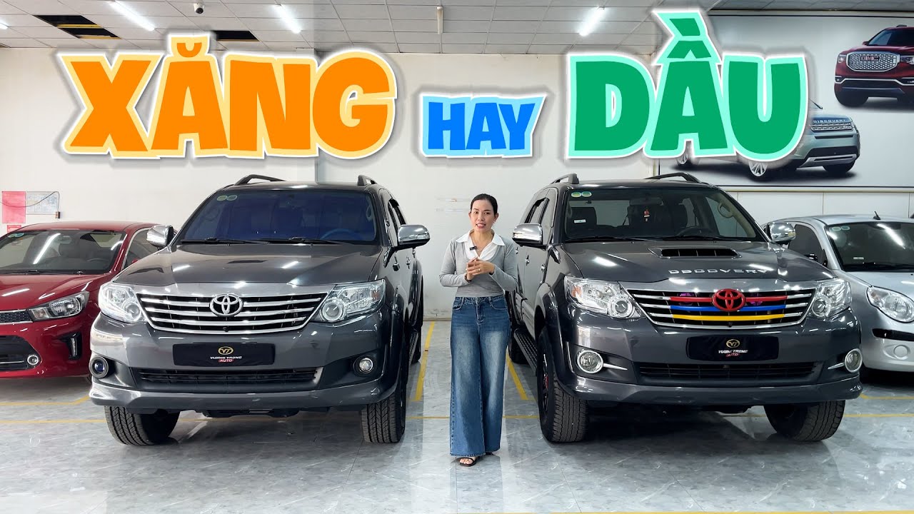 Nếu được lựa chọn thì anh chị chọn Fortuner máy xăng hay máy dầu ? | Siêu Thị Ô Tô Vương Trọng