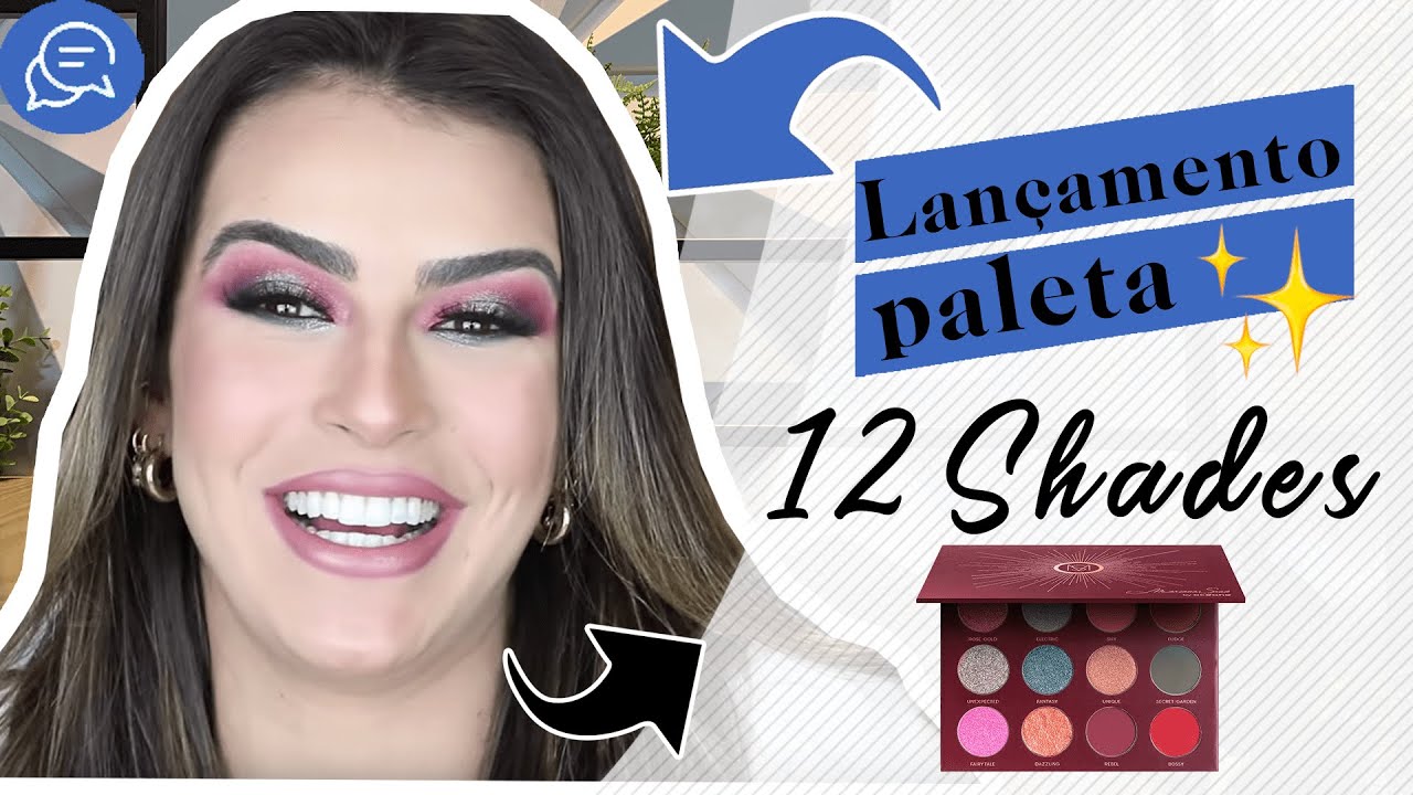 Lancei mais uma paleta #12SHADES