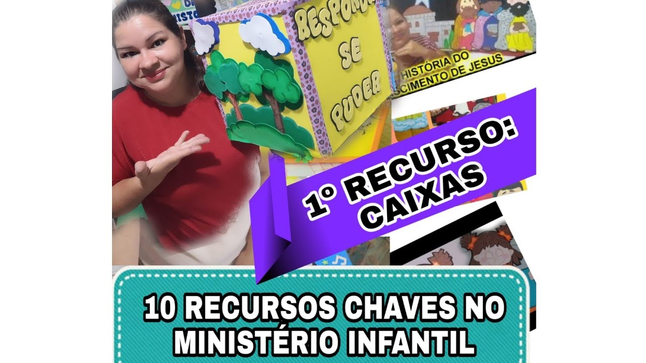 Recursos CHAVES PARA MINISTÉRIO INFANTIL: Caixas