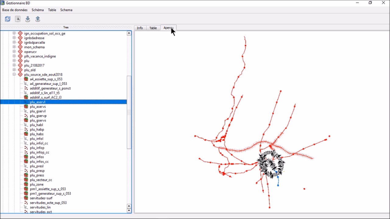 Cartographie PLU et croisement avec le cadastre sous Qgis-Postgres-Postgis