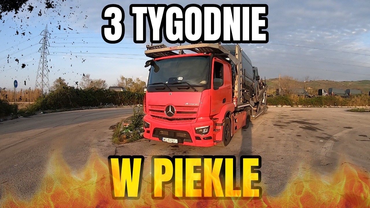 Życie w kabinie przez 3 tygodnie &ndash; szkolenie i spalanie na trasach międzynarodowych.