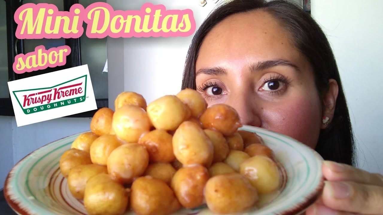 Haz MINI DONITAS GLASEADAS sabor estilo KRISPY KREME