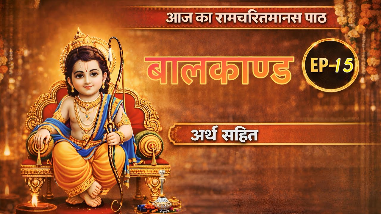 रामचरितमानस बालकाण्ड |चौपाई + अर्थ | भाग 15 | Ramcharit Manas Bal Kand Path