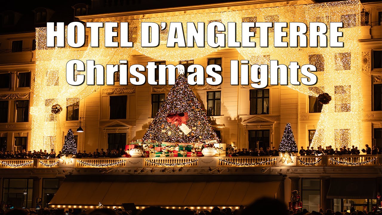 CHRISTMAS IN COPENHAGEN - Hotel D’Angleterre Christmas Lighting 2025 on Kongens Nytorv in Copenhagen