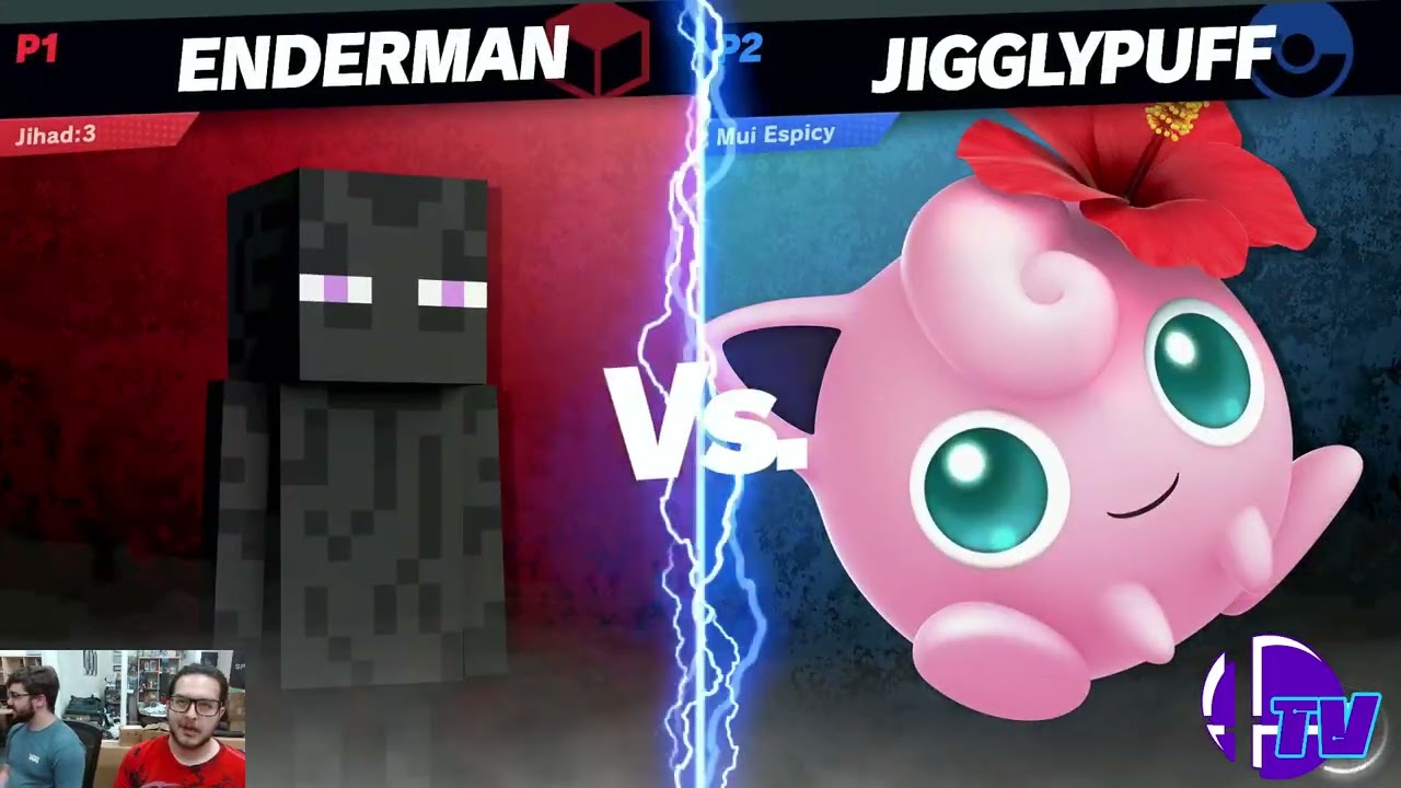 Shark Tank #152 Winners Round 1 - Mui Espicy (Jigglypuff) Vs. Pastor (Enderman) - SSBU Tournament