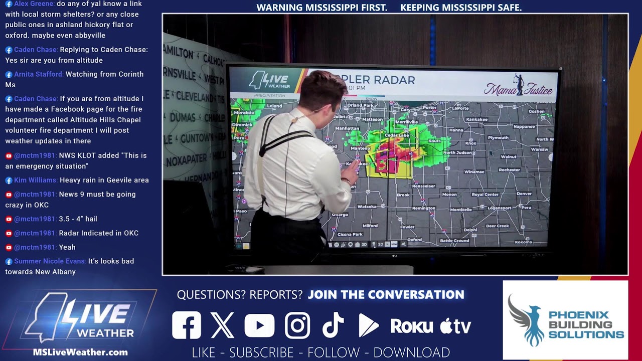 LIVE at 6: Matt's using EXCLUSIVE Storm Finder to track potential rotating storms Wednesday