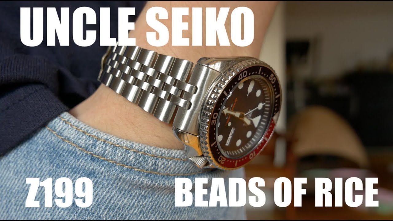 Uncle Seiko - Z199 & Beads of Rice Metal Bracelet - My Favorite SKX Bracelets