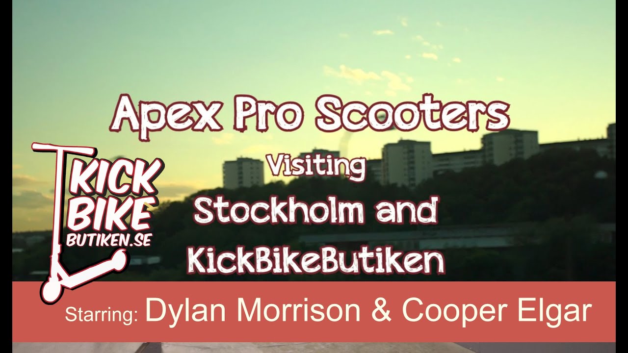 Dylan Morrison and Cooper Elgar visiting  |  STHLM & KickBikeButiken