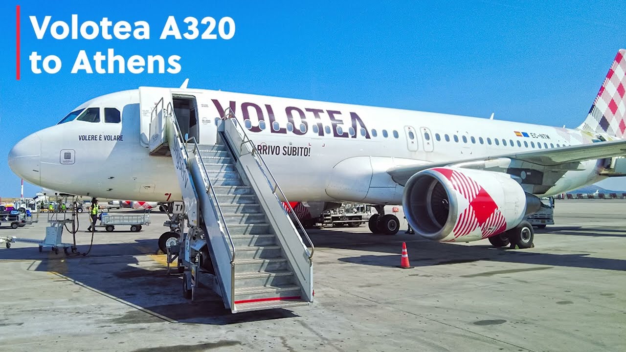 Flight to Athens with Volotea Airbus A320 with with beautiful views of the Adriatic coast (2024)