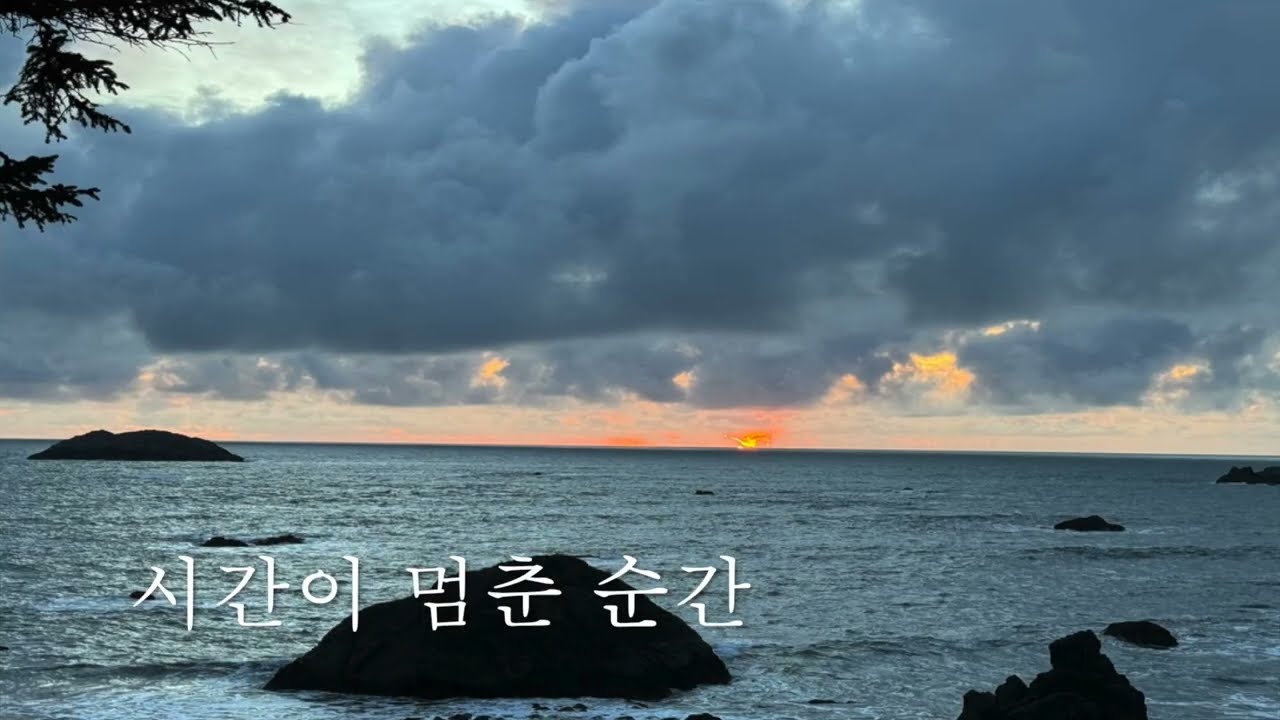 시간이 멈춘 순간