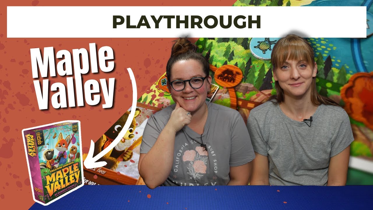 Maple Valley | 2022 Kickstarter | Board Game Playthrough