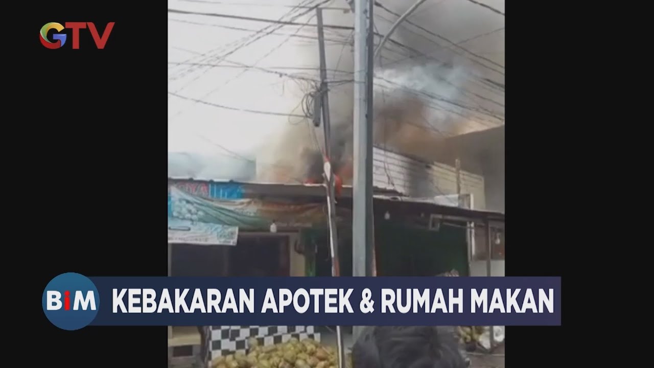 Apotek di Kramat Jadi Terbakar, Merembet hingga ke Rumah Makan - BIM 24/07