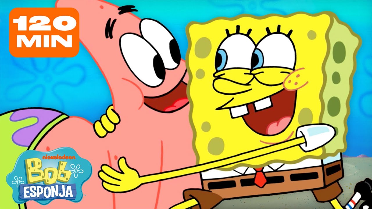 Bob Esponja | 120 MINUTOS de Bob Esponja y Patricio 💛💖  | Bob Esponja en Español