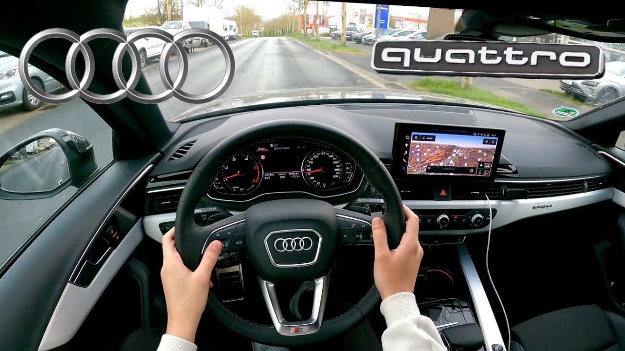 POV DRIVE Audi A4 Avant S-Line 204PS | 2.0 TDI | S-Line | Quattro