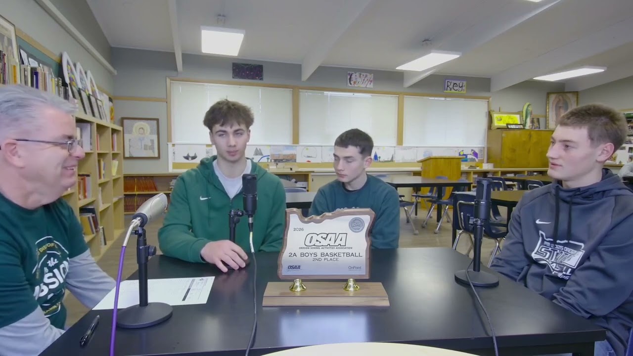 Interview With Men's Basketball Team Captains - Second Place OSAA 2A