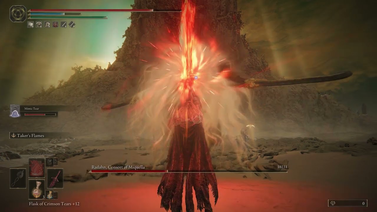 Radahn, Consort of Miquella vs Scarlet Aeonia - Elden Ring Shadow of The Erdtree