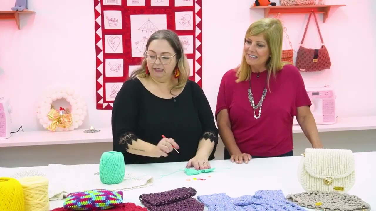 Blusa retângulo em crochê 