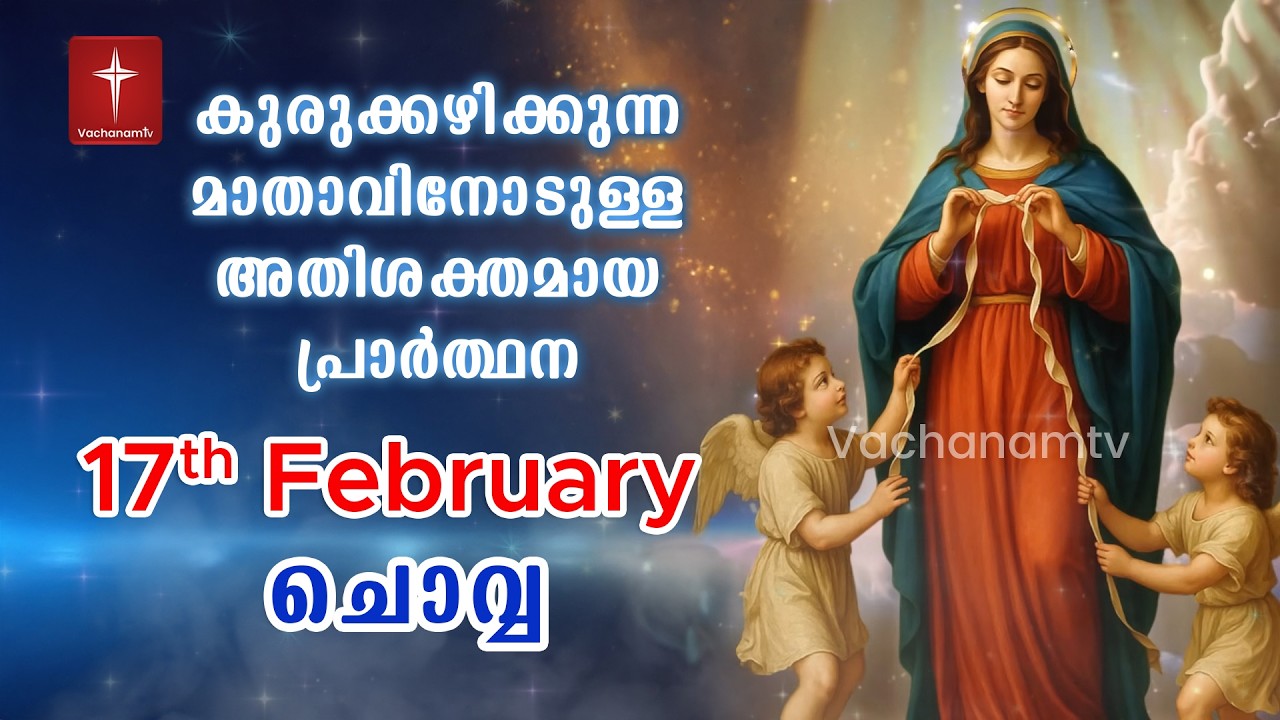 17th February Day 17 കുരുക്കഴിക്കുന്ന മാതാവിന്റെ അതിശക്തമായ പ്രാർത്ഥന 33 തവണ 33 ദിവസം ചൊല്ലുക #live