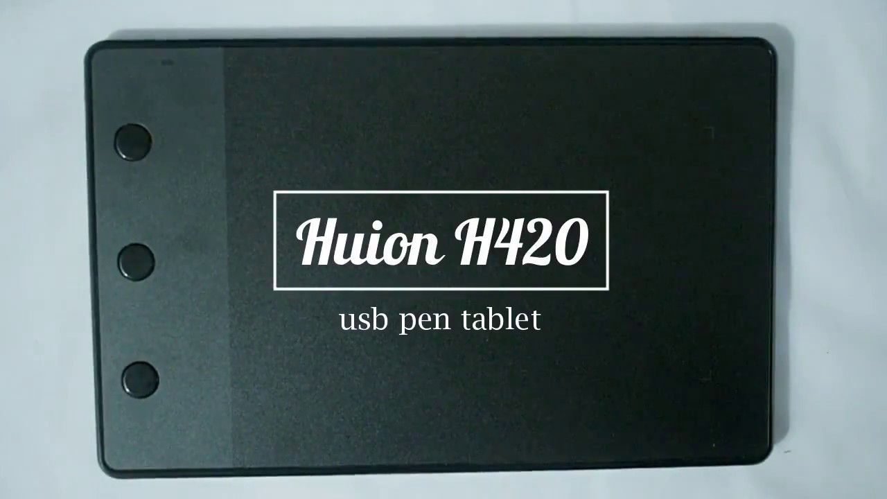 HUION H420 PEN TABLET REVIEW + SETTING (INDONESIA)