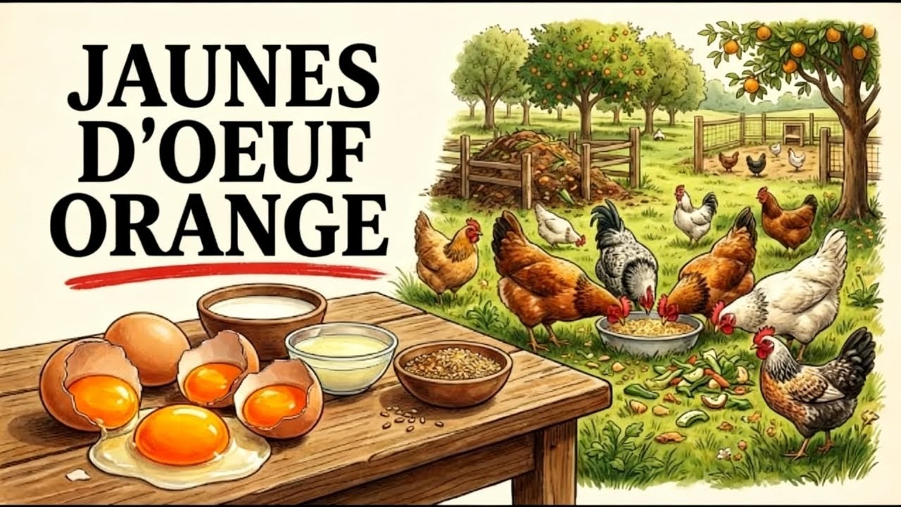 Jaunes d'œufs oranges gratuits toute l'année : La méthode du surplus laitier