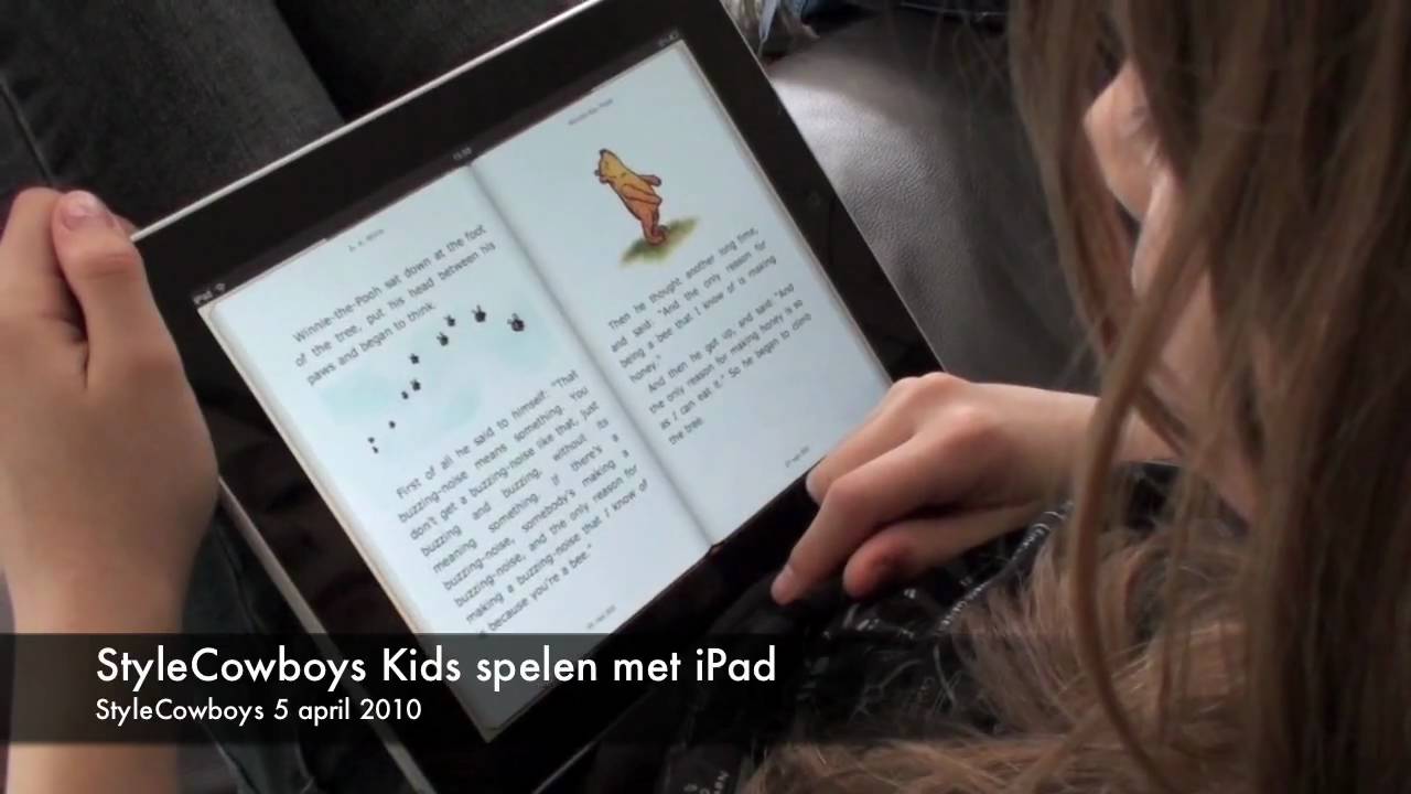 StyleCowboys Kids spelen met iPad