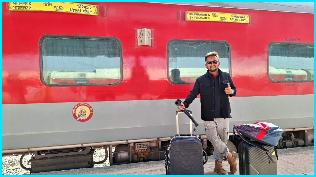Haridwar to Bhavnagar 19272 AC 2 Tier Train Journey Vlog | Shivam Solanki