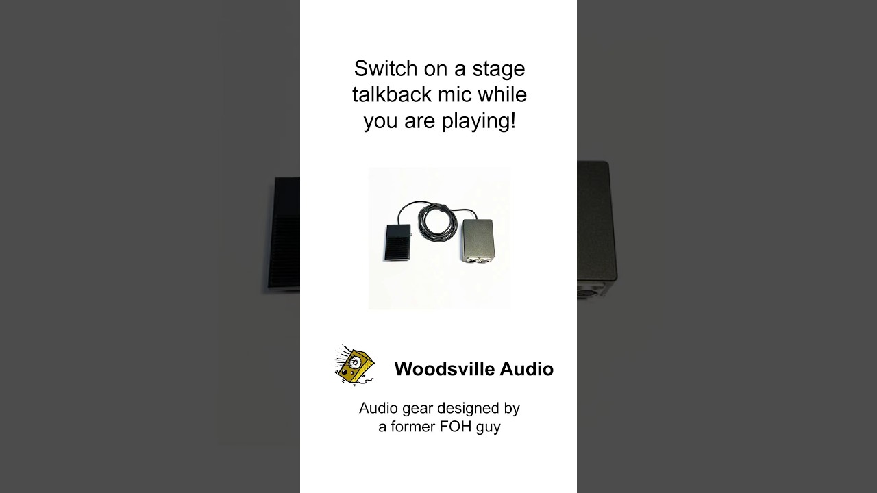 Switch on a stage talkback mic while you are playing! #musicdirector #fohengineer #churchmusician