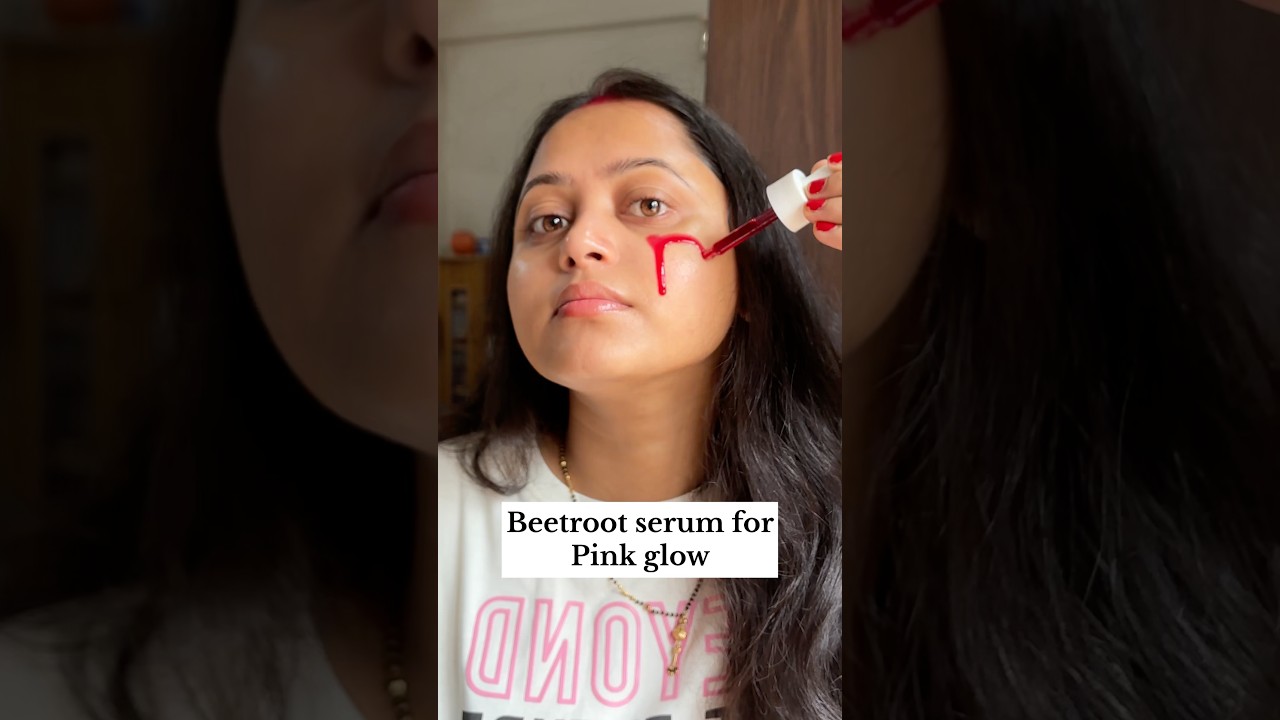 Beetroot serum for Pink glow | diy serum #skincare #shorts #youtube