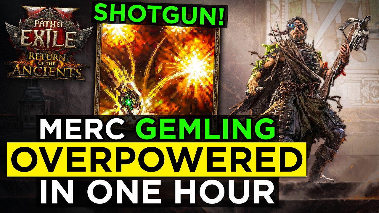 This Mercenary Build is Broken in Path of Exile 2, Gemling Legionnaire Act 1 to Endgame