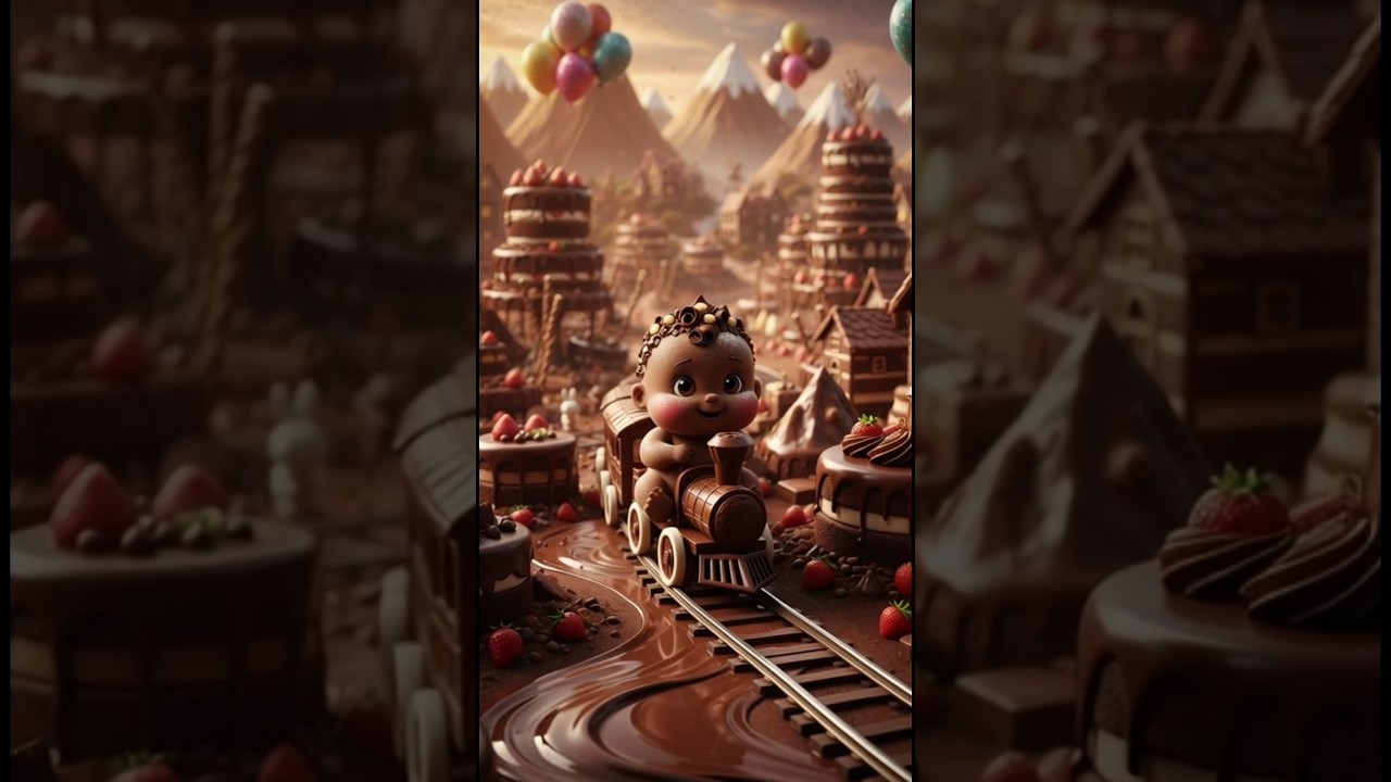 Cute Chocolate Cake Baby 😍🍫 | AI Food Art 