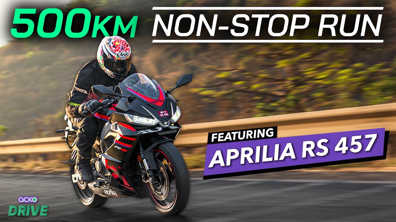 Aprilia RS 457 Real World Test | Acko Drive  500 km Test