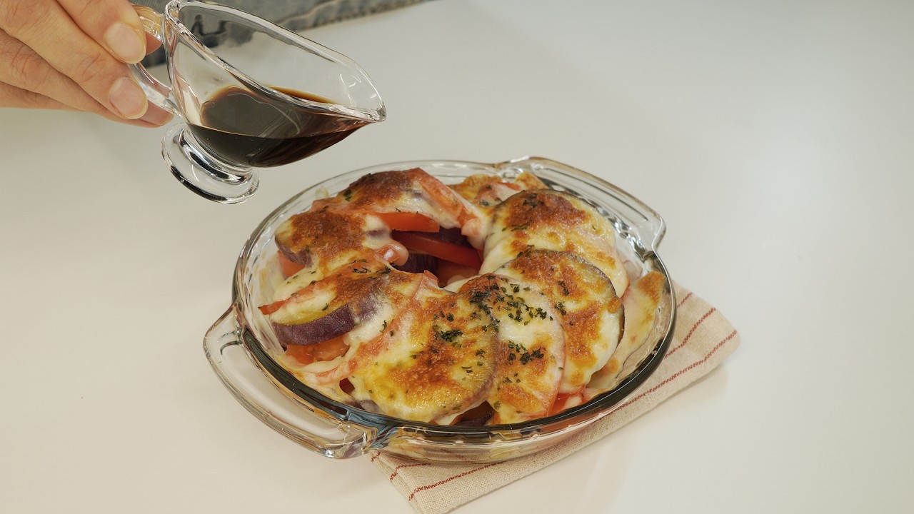 토마토와 고구마 핫샐러드 (에어프라이어로 구워 먹는 간단 식사)#키토레시피 #혈당관리 #다이어트 #저탄수식단