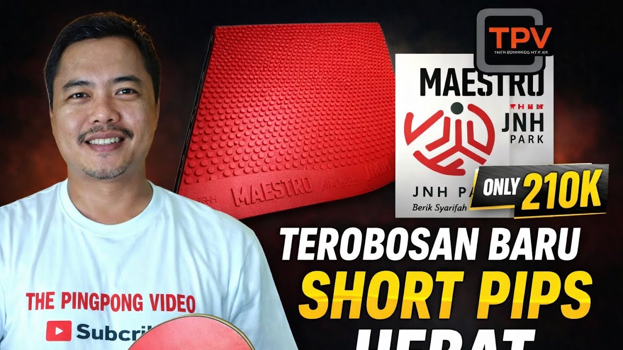 Maestro JNH Park Pips Rubber Review &ndash; Speed, Control & Spin Test
