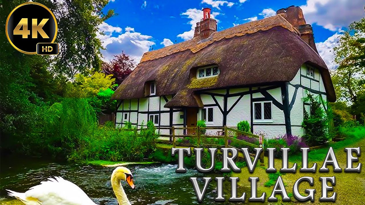 📍Turville village 🇬🇧 ENGLAND 🇬🇧 Most Beautiful Village With Unique and Quirky Homes 🏠 | 4k Video