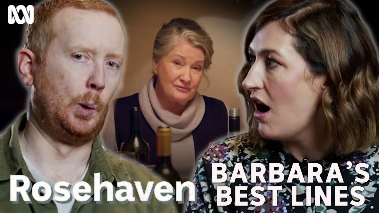 Luke McGregor and Celia Paquola's favourite Barbara zingers from Rosehaven | Rosehaven
