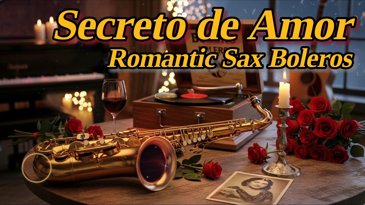 Boleros Suaves Saxofón 🎷 Para Viajar al Pasado y Recordar Buenos Tiempos 🍂