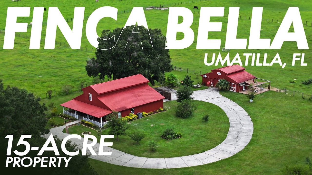 FINCA BELLA: Spacious and Serene 15-Acre Property in UMATILLA, FLORIDA