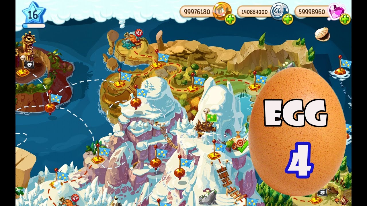 Angry Birds Epic: Egg 4 Rescue Plus Boss Fight (CASTLE: Mountain Pig Castle) iOS, Android-2014