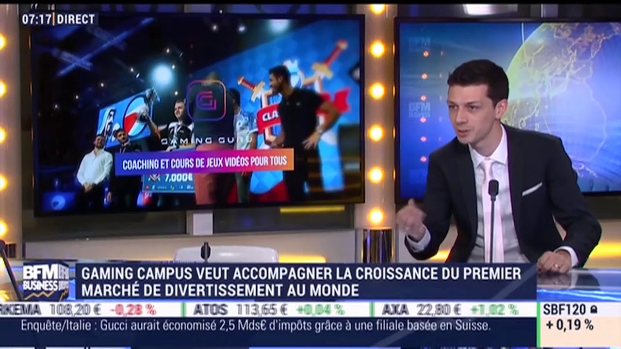 Gaming Campus chez BFM Business