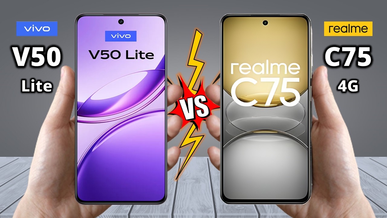 vivo V50 Lite 4G Vs Realme C75 4G - Full Comparison 🔥 Which Should You Choose?