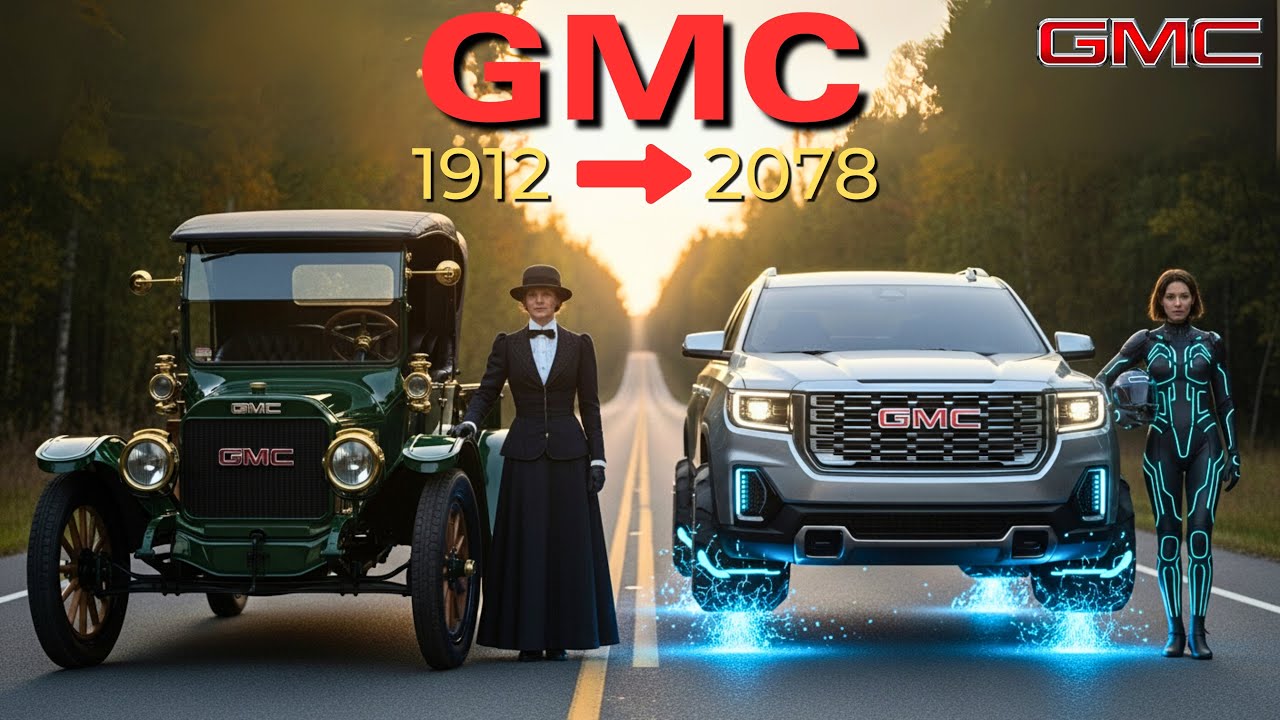 Эволюция GMC (1912&ndash;БУДУЩЕЕ) | Более 100 лет силы за 2 минуты!