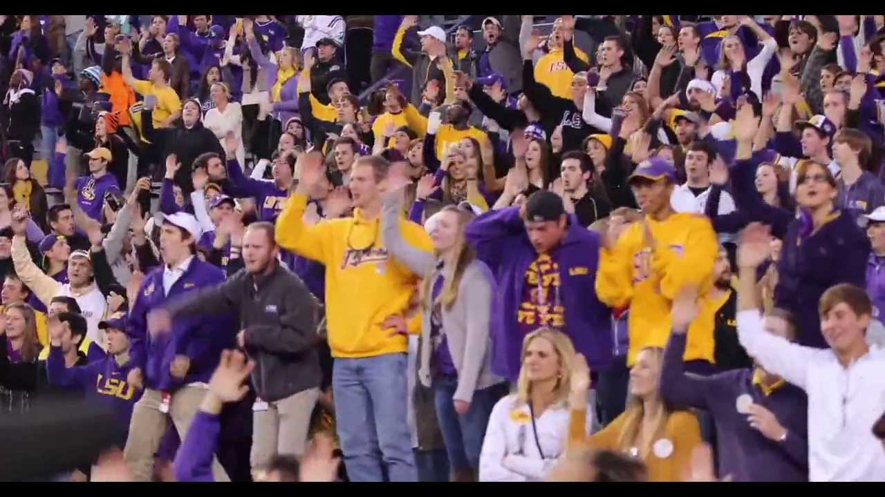 LSU Band and Students - 